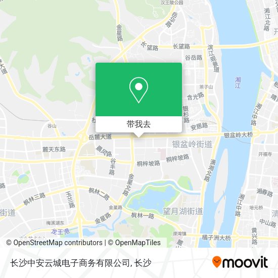长沙中安云城电子商务有限公司地图