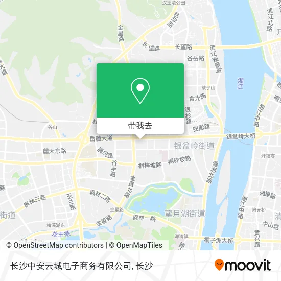 长沙中安云城电子商务有限公司地图