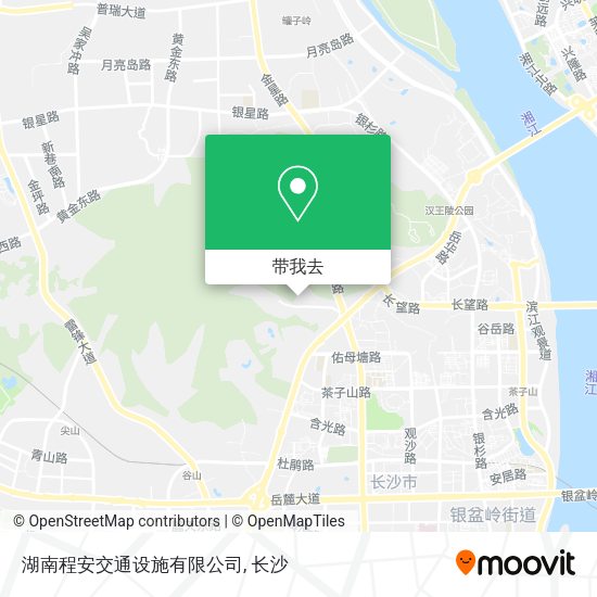 湖南程安交通设施有限公司地图