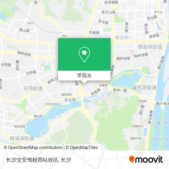 长沙交安驾校西站校区地图