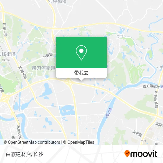 白霞建材店地图