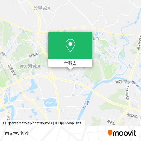 白霞村地图