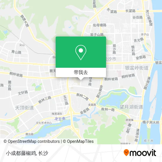 小成都藤椒鸡地图