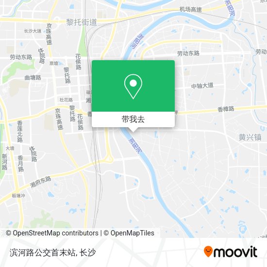 滨河路公交首末站地图