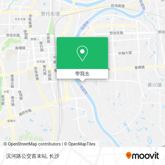 滨河路公交首末站地图