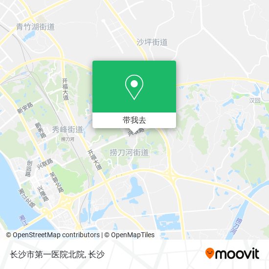 长沙市第一医院北院地图