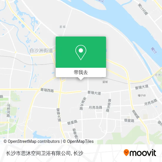 长沙市思沐空间卫浴有限公司地图