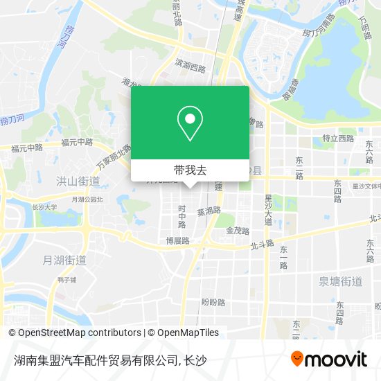 湖南集盟汽车配件贸易有限公司地图