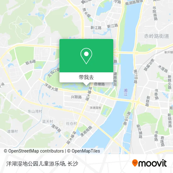 洋湖湿地公园儿童游乐场地图