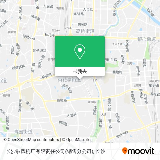长沙鼓风机厂有限责任公司(销售分公司)地图