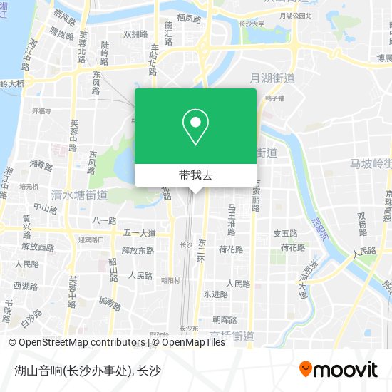 湖山音响(长沙办事处)地图