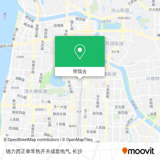 德力西正泰常熟开关成套电气地图