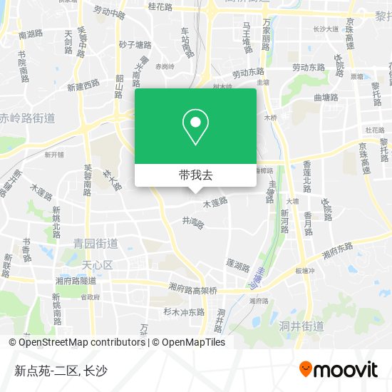 新点苑-二区地图