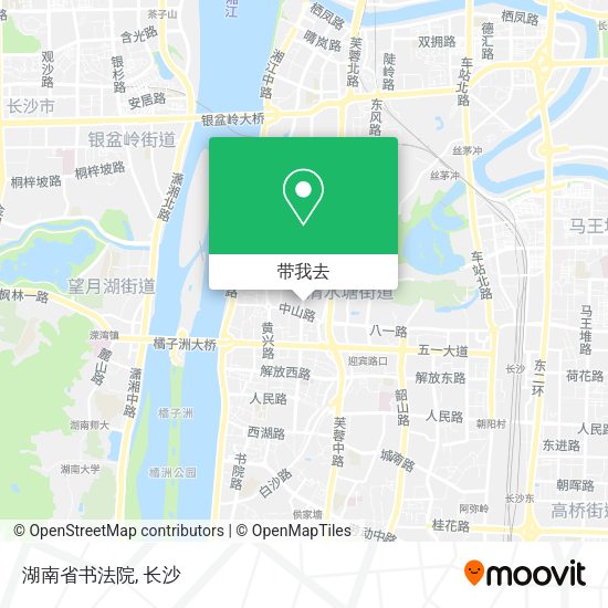 湖南省书法院地图