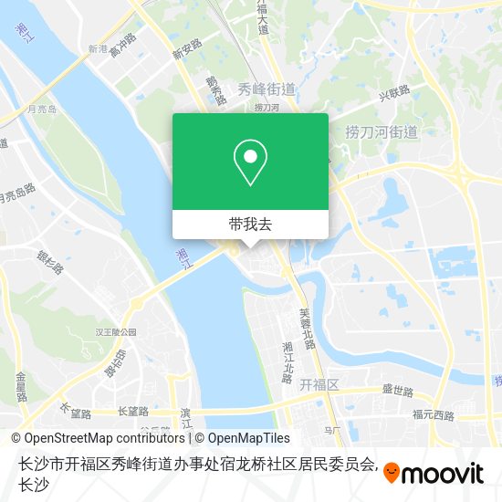 长沙市开福区秀峰街道办事处宿龙桥社区居民委员会地图