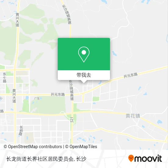 长龙街道长界社区居民委员会地图