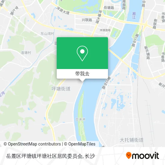 岳麓区坪塘镇坪塘社区居民委员会地图