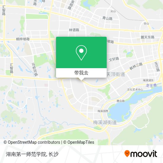 湖南第一师范学院地图