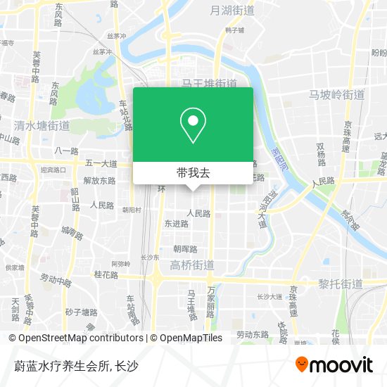 蔚蓝水疗养生会所地图