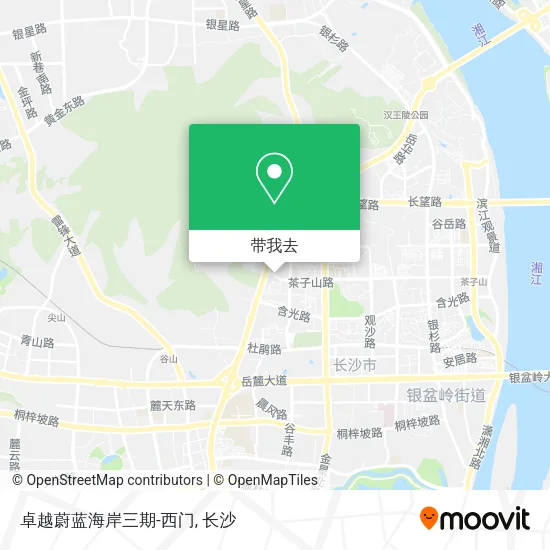 卓越蔚蓝海岸三期-西门地图