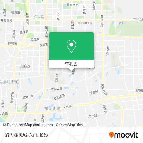 辉宏橄榄城-东门地图