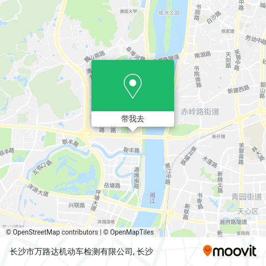 长沙市万路达机动车检测有限公司地图