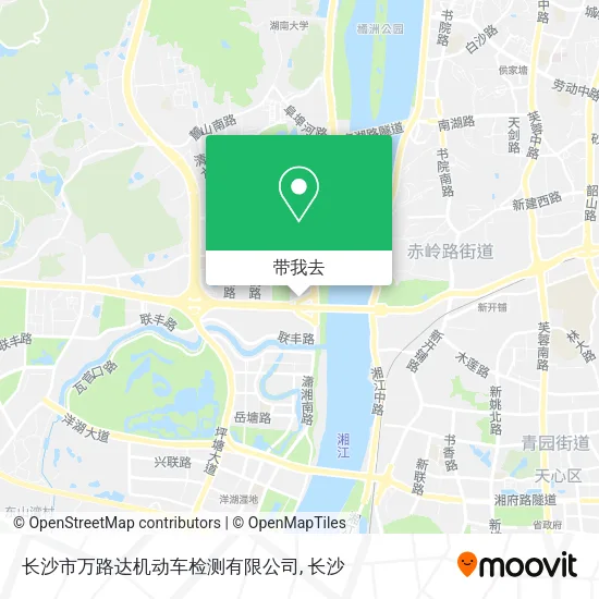 长沙市万路达机动车检测有限公司地图