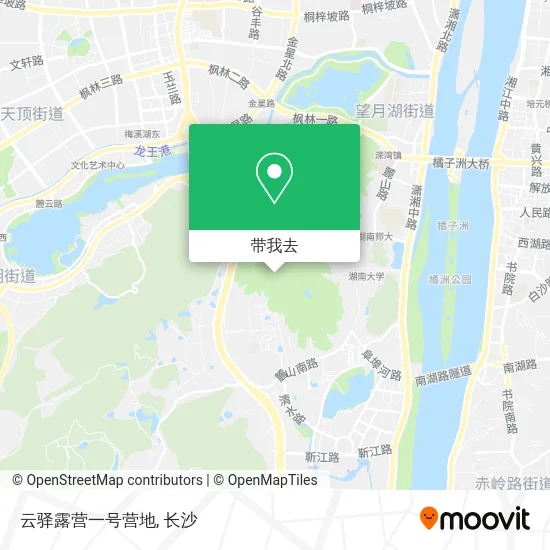 云驿露营一号营地地图