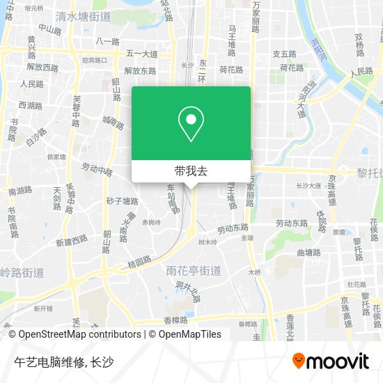 午艺电脑维修地图