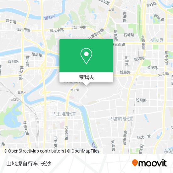山地虎自行车地图