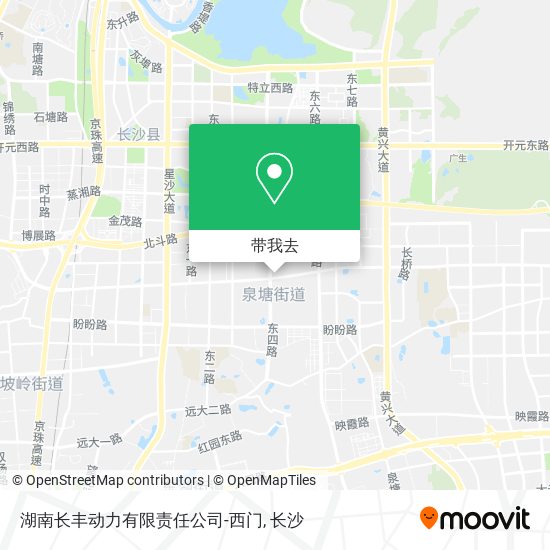 湖南长丰动力有限责任公司-西门地图
