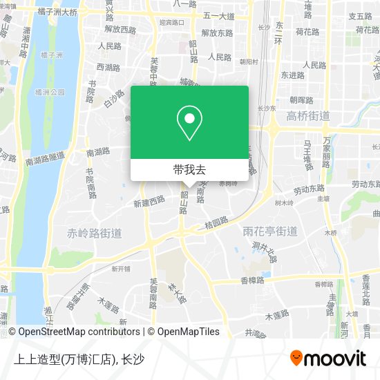 上上造型(万博汇店)地图
