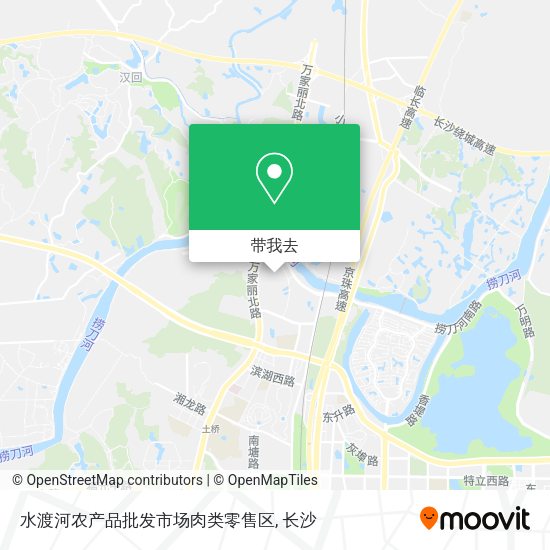 水渡河农产品批发市场肉类零售区地图