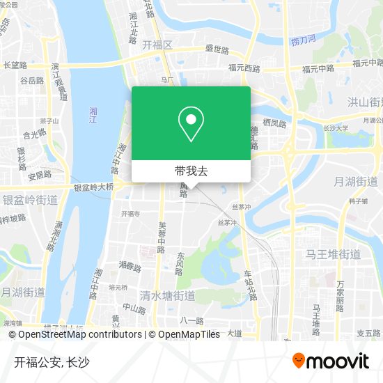 开福公安地图