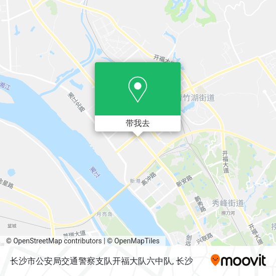 长沙市公安局交通警察支队开福大队六中队地图