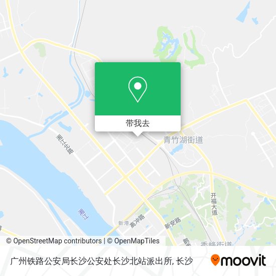 广州铁路公安局长沙公安处长沙北站派出所地图