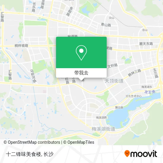 十二锋味美食楼地图