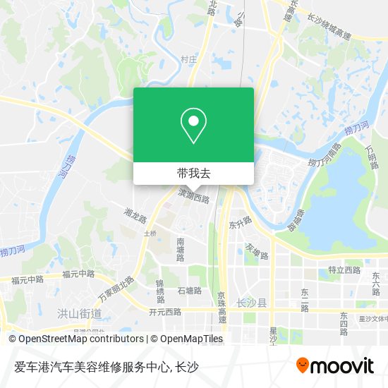 爱车港汽车美容维修服务中心地图