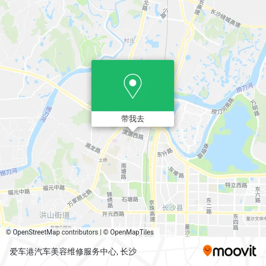 爱车港汽车美容维修服务中心地图