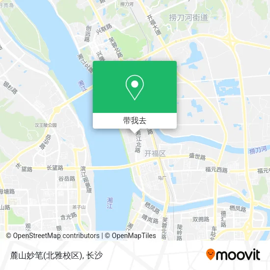 麓山妙笔(北雅校区)地图