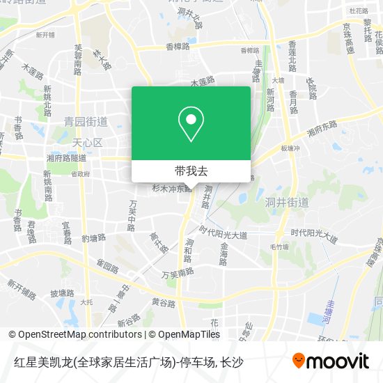 红星美凯龙(全球家居生活广场)-停车场地图