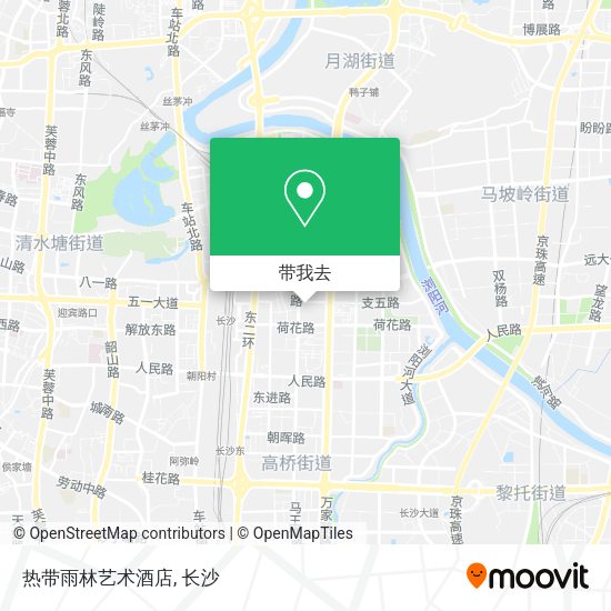 热带雨林艺术酒店地图