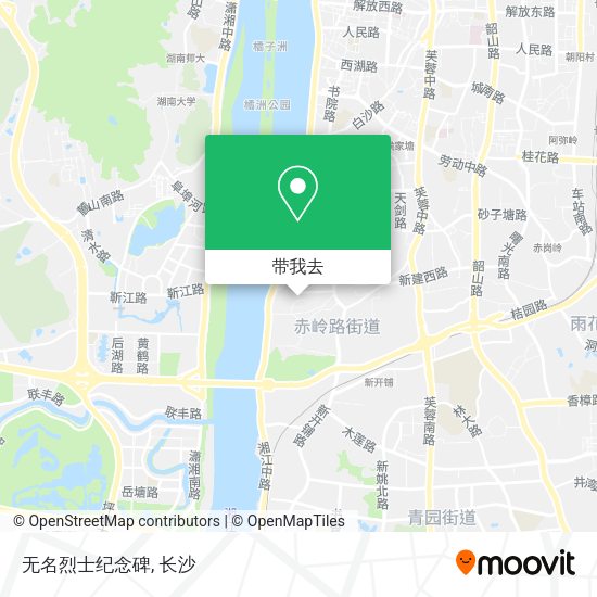 无名烈士纪念碑地图