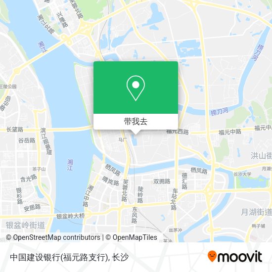 中国建设银行(福元路支行)地图
