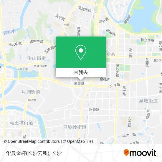 华晨金杯(长沙云积)地图