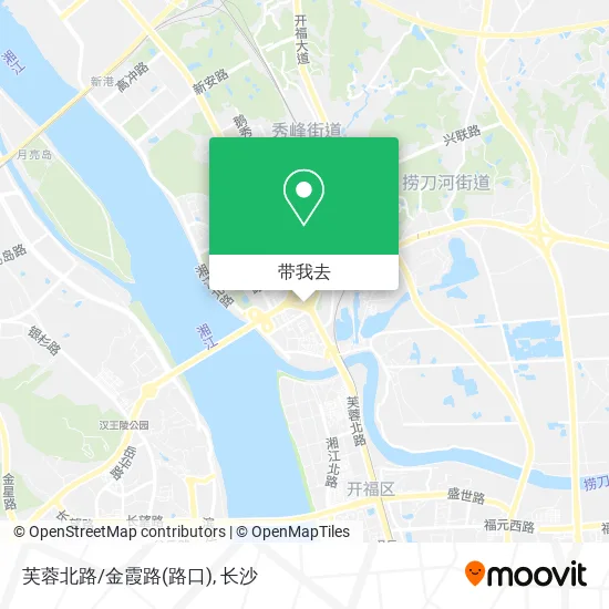 芙蓉北路/金霞路(路口)地图