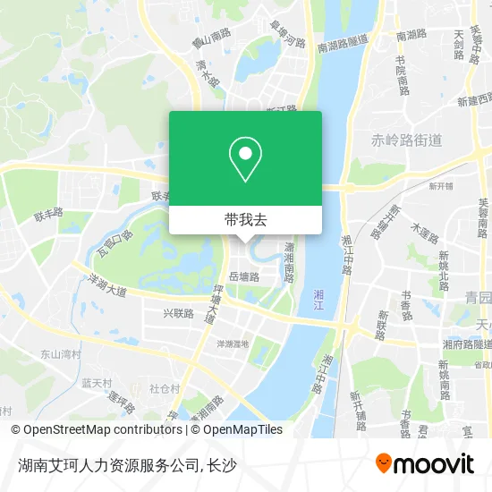 湖南艾珂人力资源服务公司地图