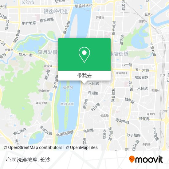 心雨洗澡按摩地图