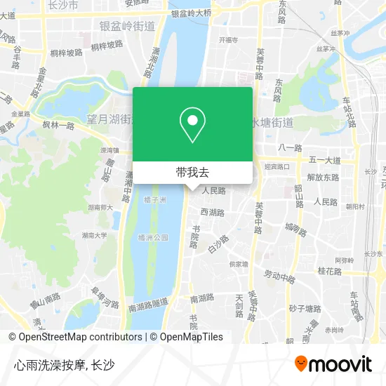 心雨洗澡按摩地图