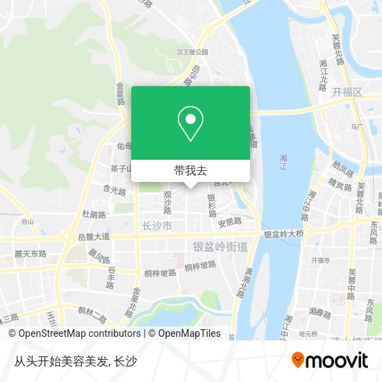 从头开始美容美发地图